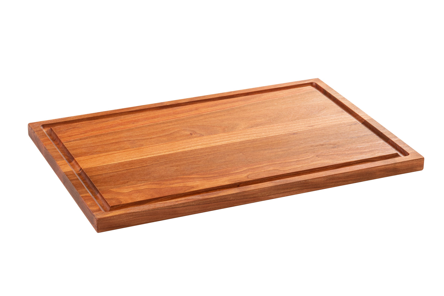 Personalized Cherry Cutting Board With Juice Groove 17" x 11" x 3/4"