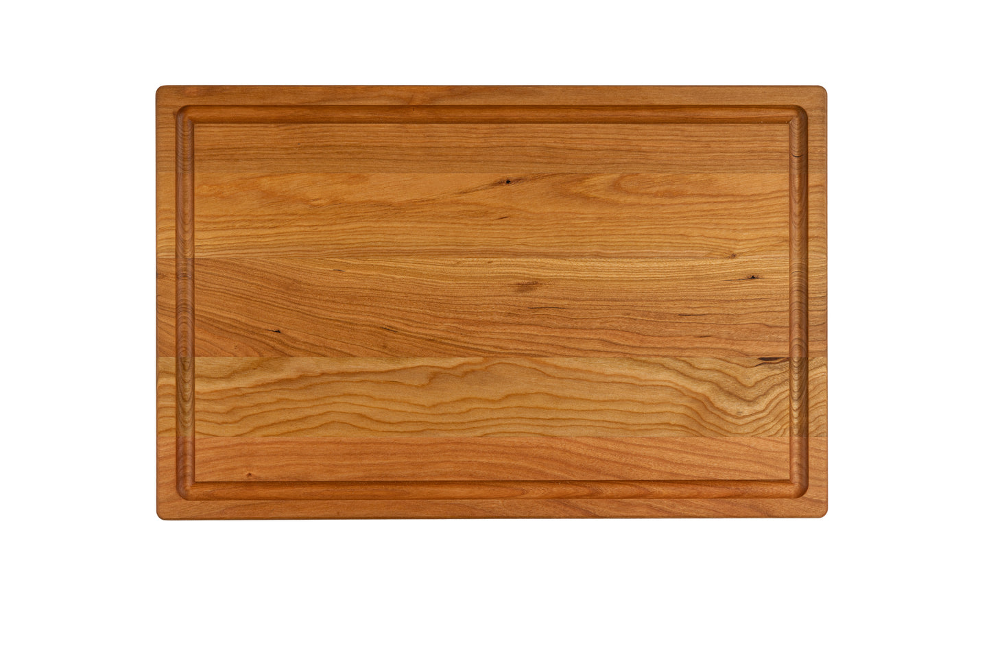 Personalized Cherry Cutting Board With Juice Groove 17" x 11" x 3/4"