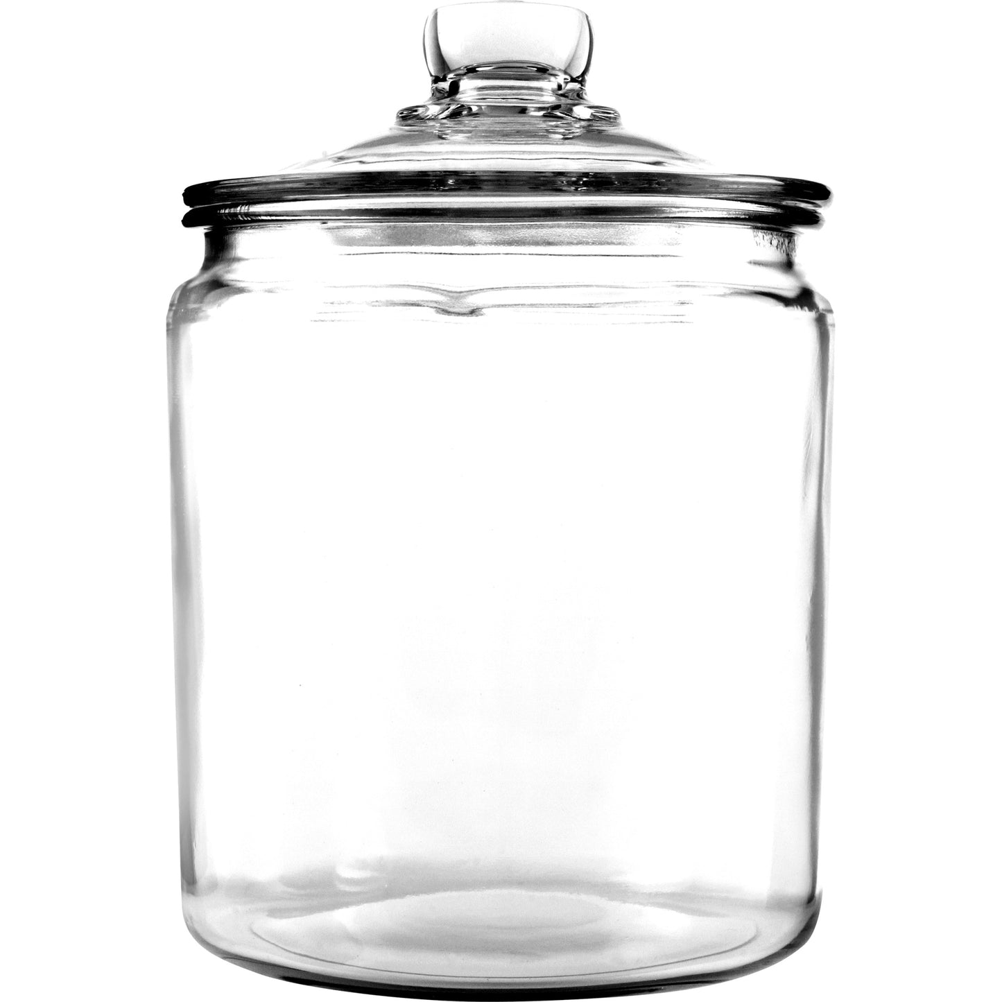 1/2 Gallon Glass Cookie Jar w/ Lid