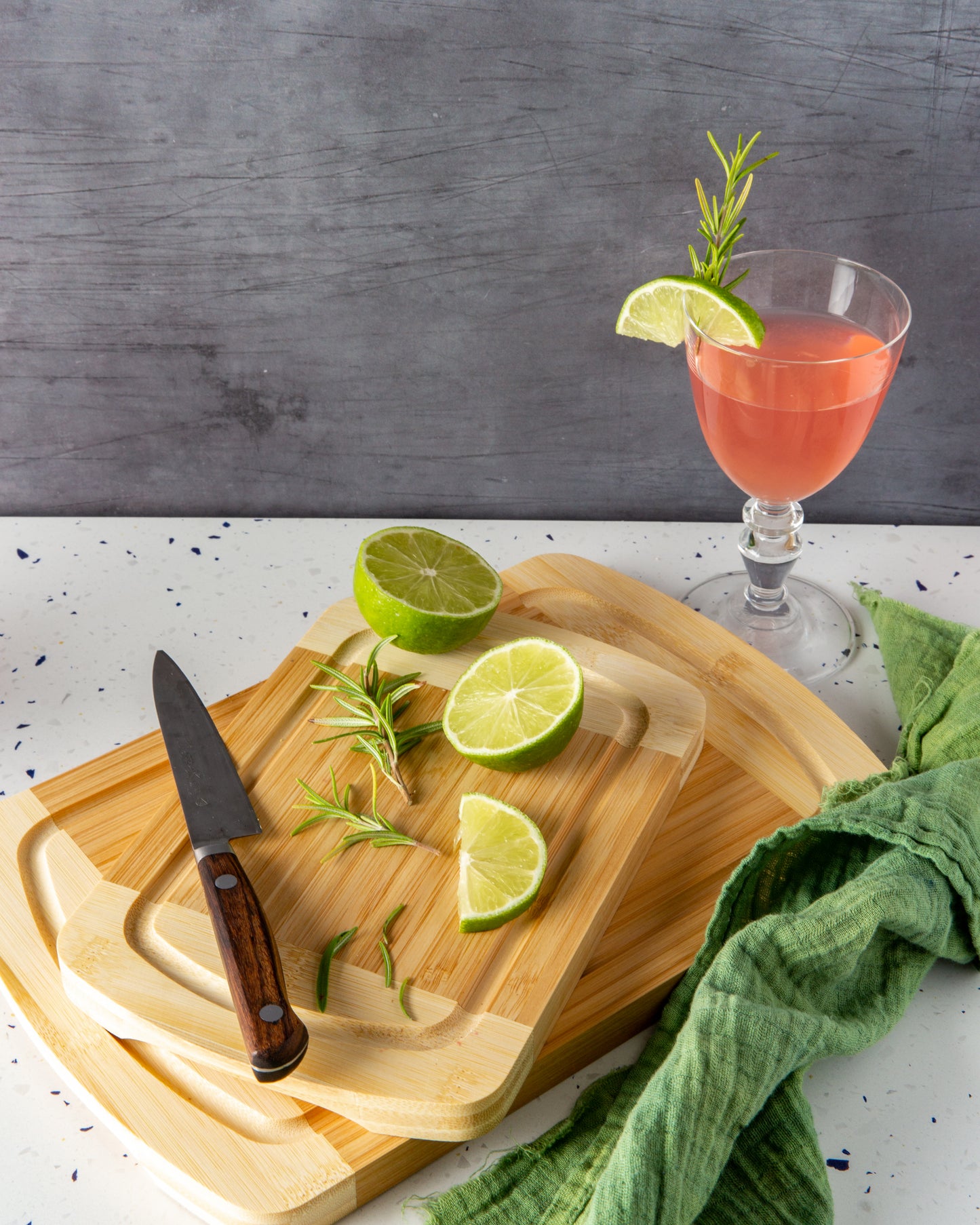 Personalized Fiji Bamboo Cutting Boards with Juice Groove & Back Handles
