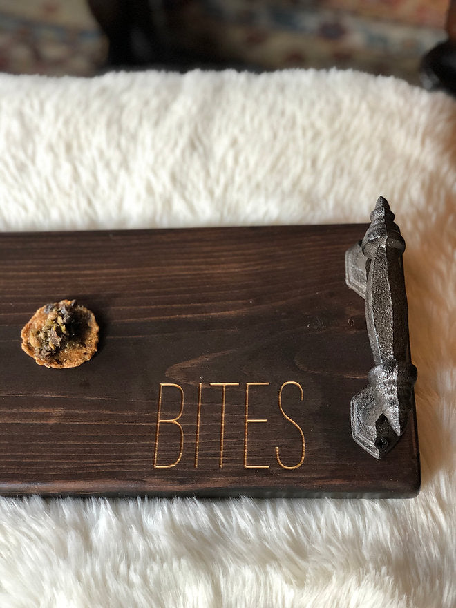 Wooden Charcuterie Bites Board